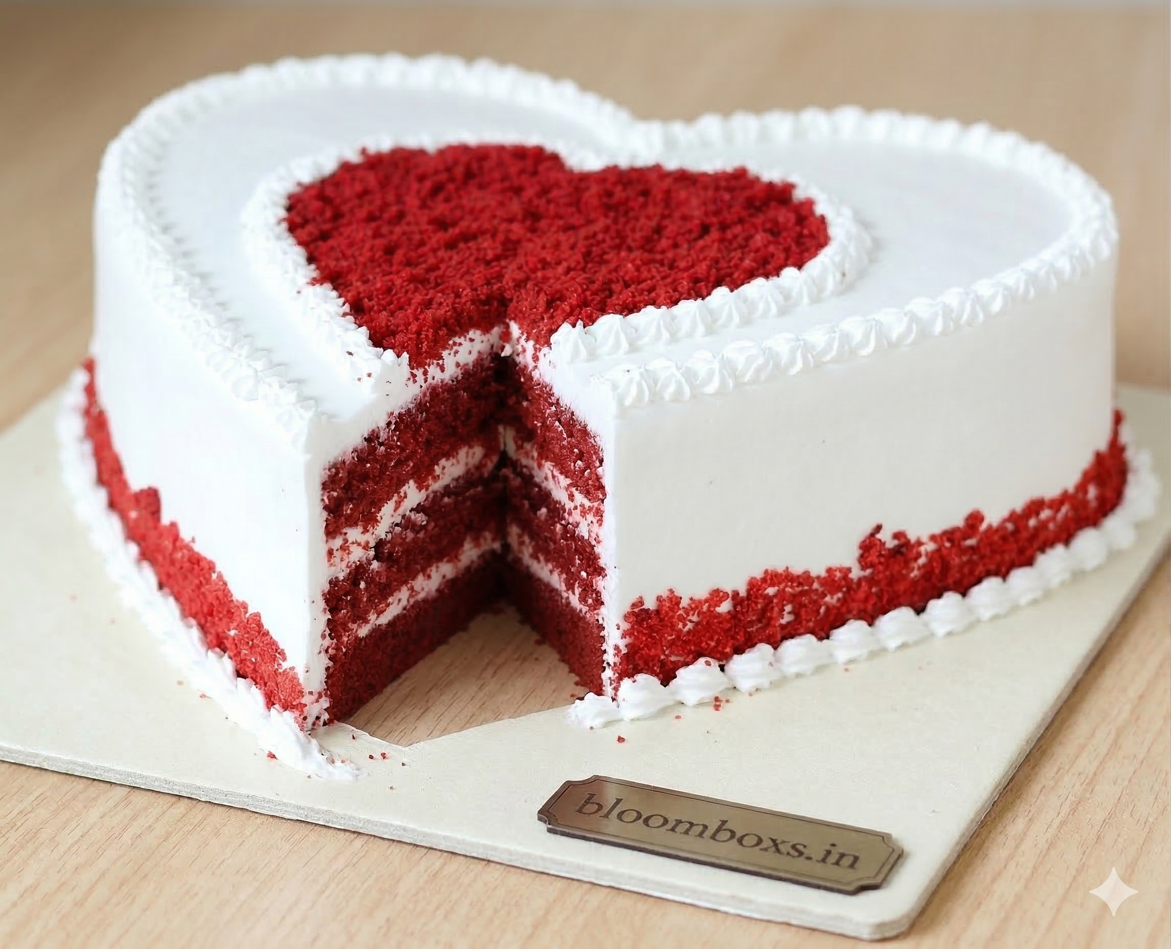 Heart-Shaped Buttermilk Cocoa Cake