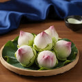 Fresh lotus flowers for pooja and temple offering with spiritual and auspicious significance