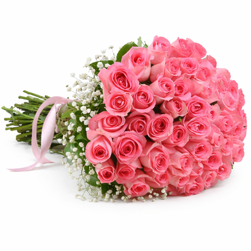 Romantic Red and Pink Anniversary Rose Arrangement