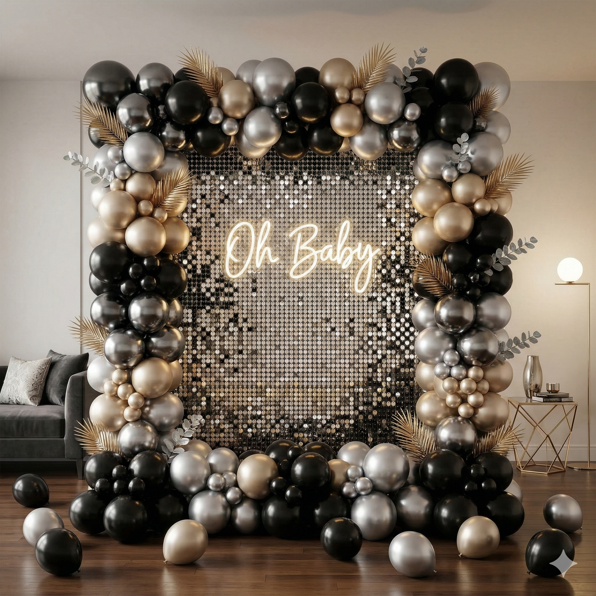 Balloon Baby Shower Decor