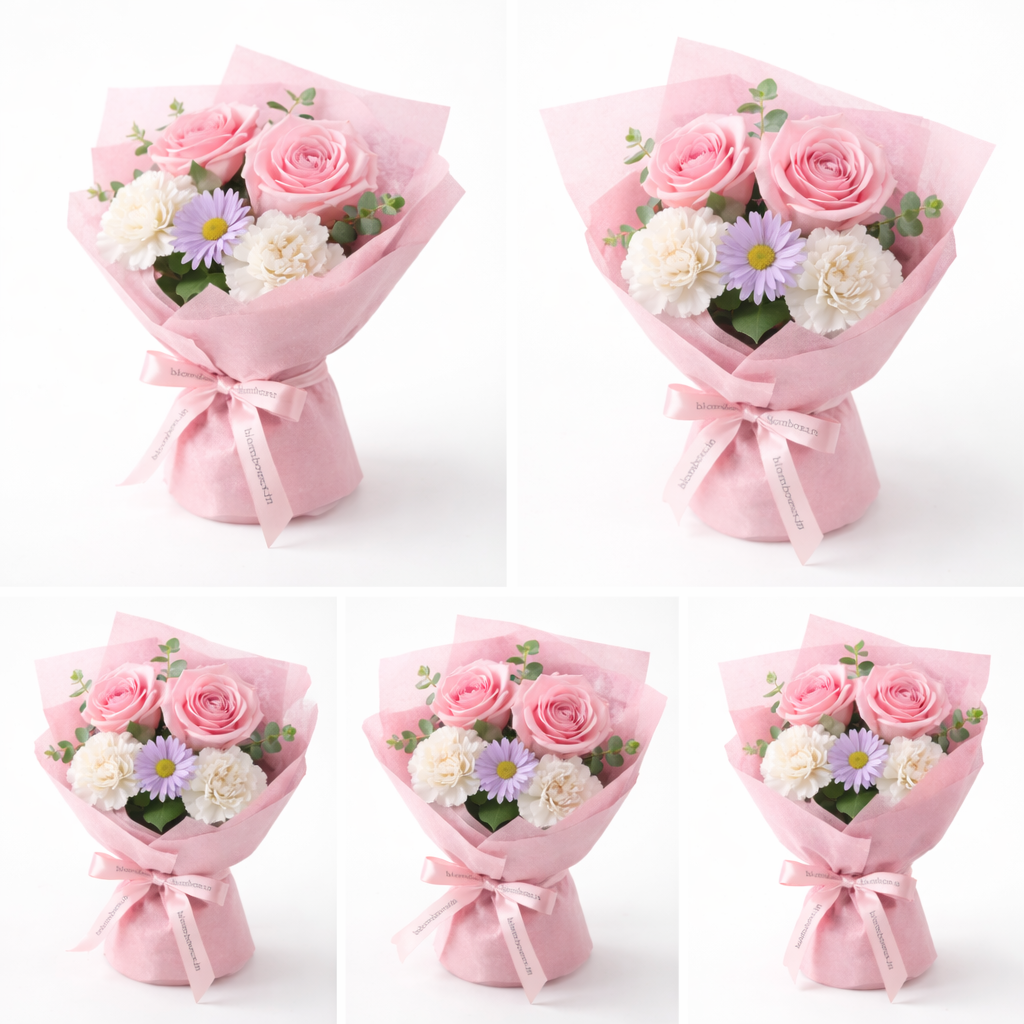 Serene Pastel Blossom Bouquet