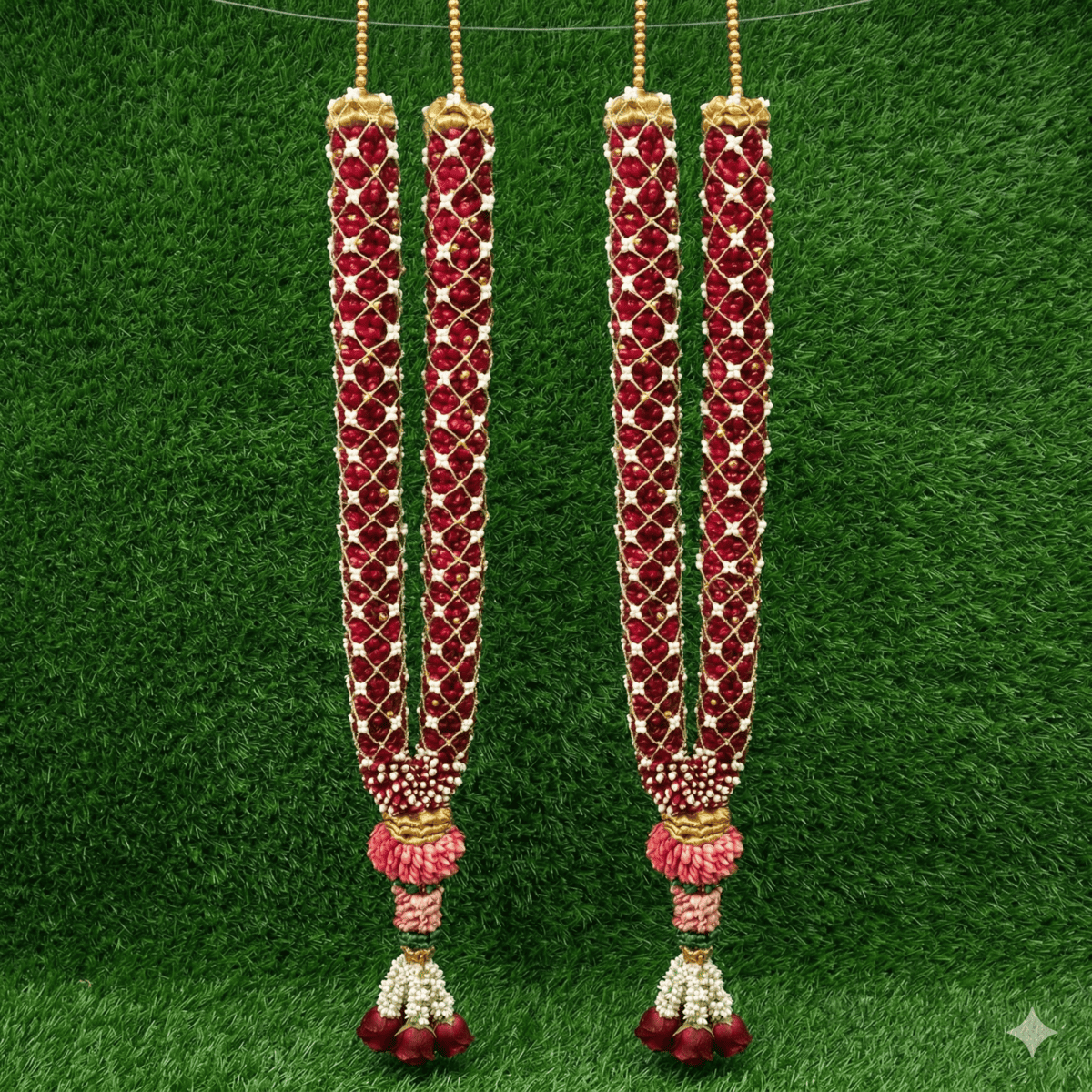 Rose Petals Jali Cutting Garland for Wedding Jaimala varmala Shop Near Me