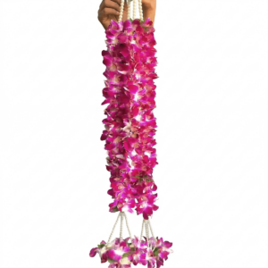 Purple Orchid Jaimala for Wedding