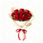 Bouquet of 10 fresh red roses for flower delivery in Delhi NCR